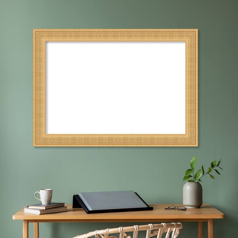 Amanti Art Trellis Gold Framed Dry Erase Magnetic Board