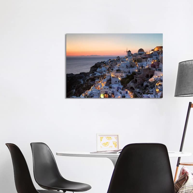iCanvas "Romantic Sunset In Santorini" by Matteo Colombo Canvas Print - 26x40x1.5