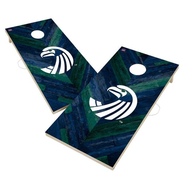 slide 2 of 6, Salve Regina Seahawks Cornhole Board Set 16 Years and Up