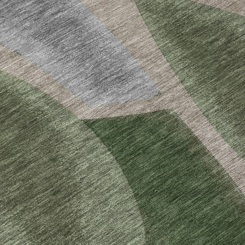 Machine Washable Indoor/ Outdoor Modern Hays Chantille Rug