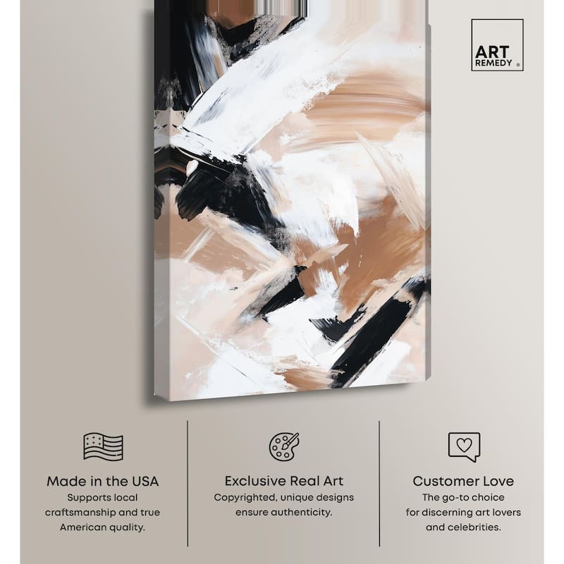 Sable and Sand I Canvas by Art Remedy, Gallery Wrapped