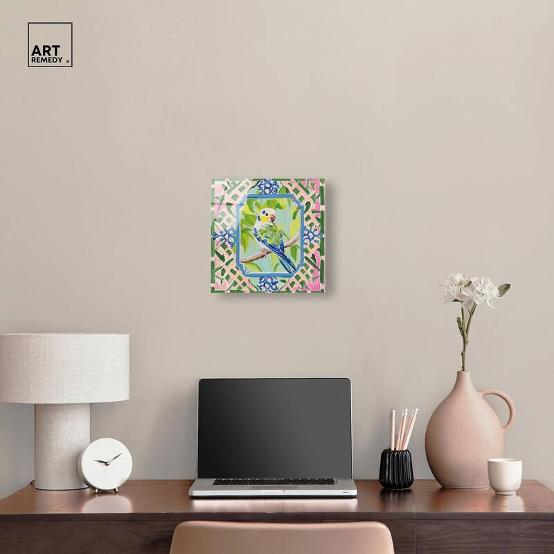 Garden Gate II Acrylic by Art Remedy, Ready to Hang
