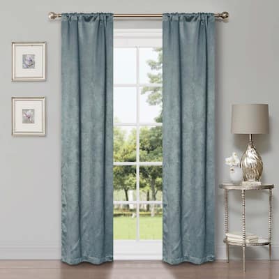 Superior Waverly Washable Room Darkening Curtains, Set of 2 Panels