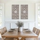 preview thumbnail 40 of 55, Madison Park Botanical Panel Distressed Carved Wood Wall Decor (Set of 2)