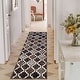 preview thumbnail 39 of 160, Superior Viking Contemporary Geometric Trellis Indoor Runner or Area Rug 2' 7" x 12' - Chocolate