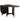 Retro Drop-Leaf Dining Table with Spacious Tabletop and Small Drawer