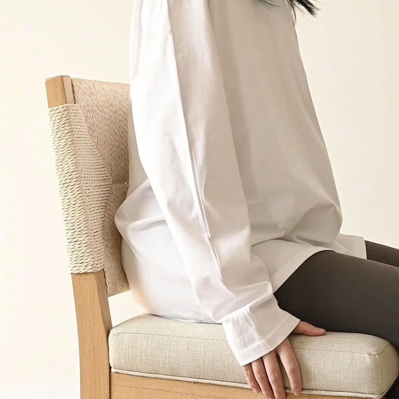 Upholstered Dining Chair with Woven Rope Back and Solid Wood Frame(Set of 2)