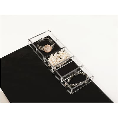 Rev-A-Shelf CA Series Small Clear Acrylic Jewelry Organizer Insert