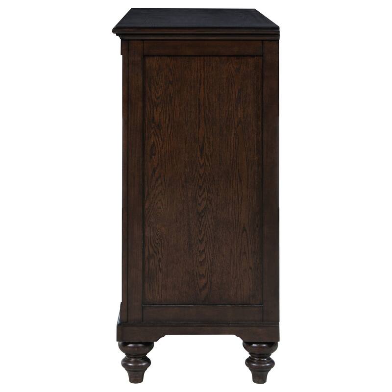 Andover 8-drawer Dresser and Mirror Dark Oak