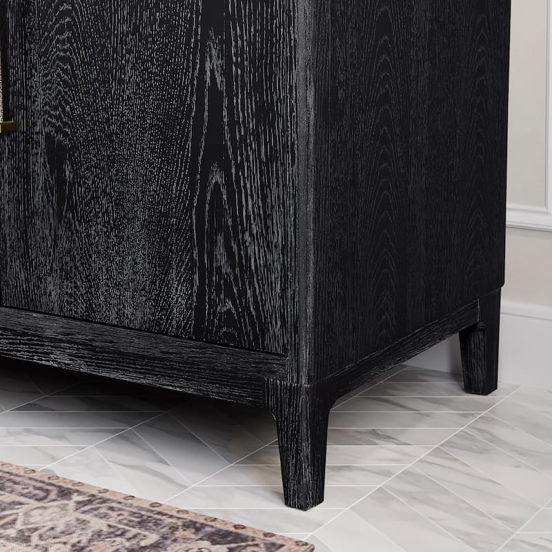 Gara Single Bath Vanity with Composite Stone Top without Mirror
