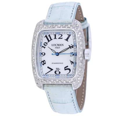 Locman Women's Diamond Classic White Dial Watch - 488MOPBKSK2DC/S - 6 (36)