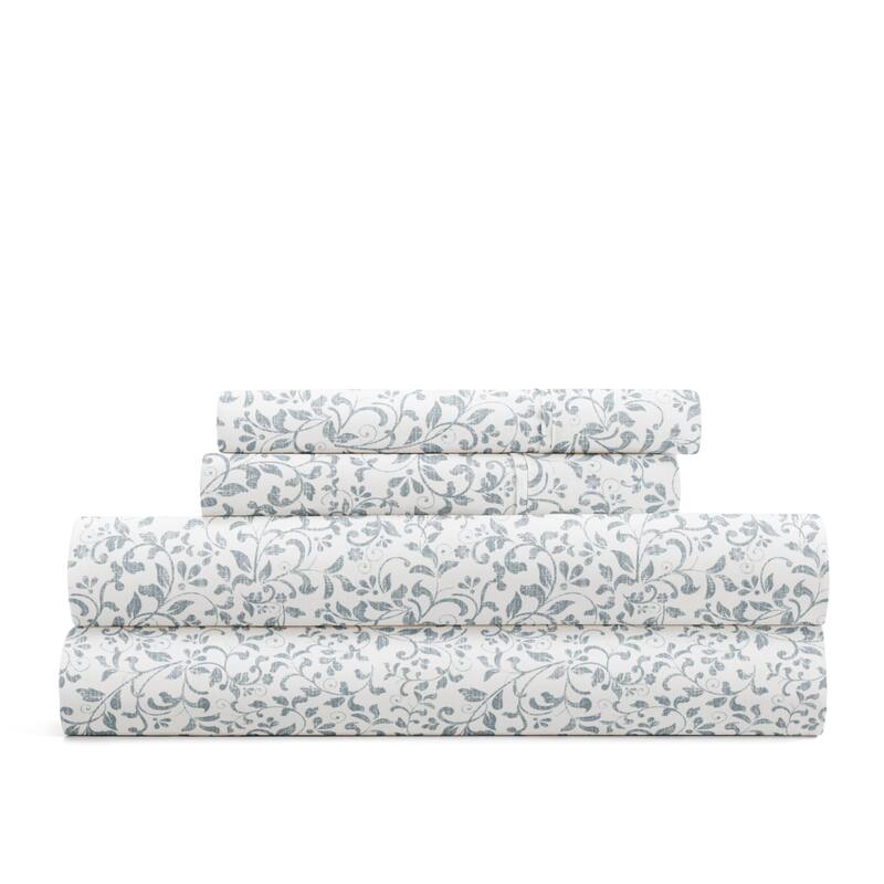 Delicate Blossoms Patterned Ultra-Soft Bed Sheet Sets