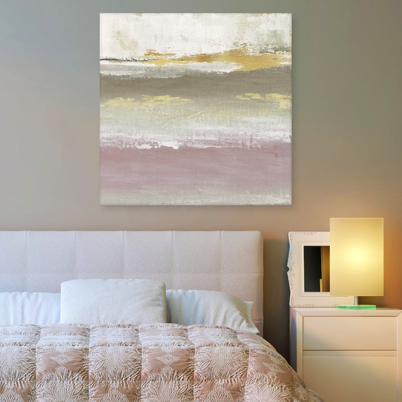 Blush Solace by Janet Tava Canvas Art Print