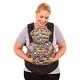 preview thumbnail 1 of 3, KidsEmbrace Justice League Baby Carrier, DC Comics Chibi Deluxe w/Hood