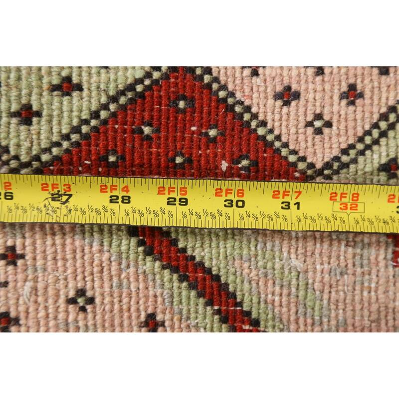 Vegetable Dye Abstract Oriental Dining Room Area Rug Wool Hand-knotted - 6'7" x 9'7"