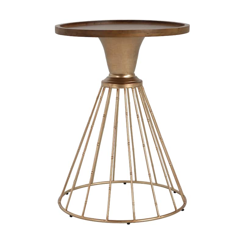 Christopher Knight Home - Hollow Edge Retro Art Pine Side Table