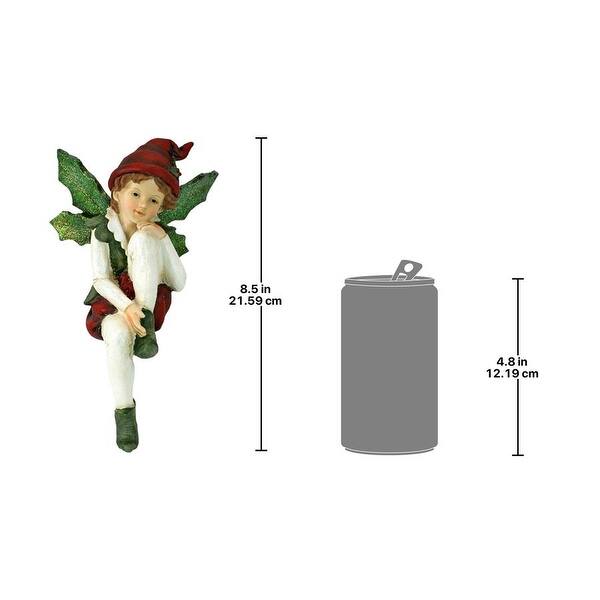 Design Toscano Shelf Statue of Santa's Christmas Elf, Emmanuel - Bed ...