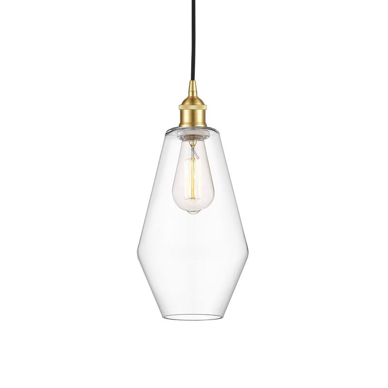 Innovations Lighting 616-1P-15-7 Cindyrella Pendant Cindyrella 7" Wide - Satin Gold / Clear
