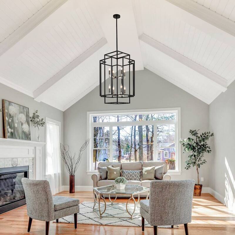 Fixture Rustic Lantern Pendant Lighting for Kitchen Hallway