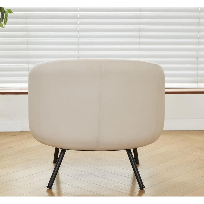 Luxury and Elegance Modern Channel Chair with Velvet Fabric Material Dense Foam and Heavy Webbing
