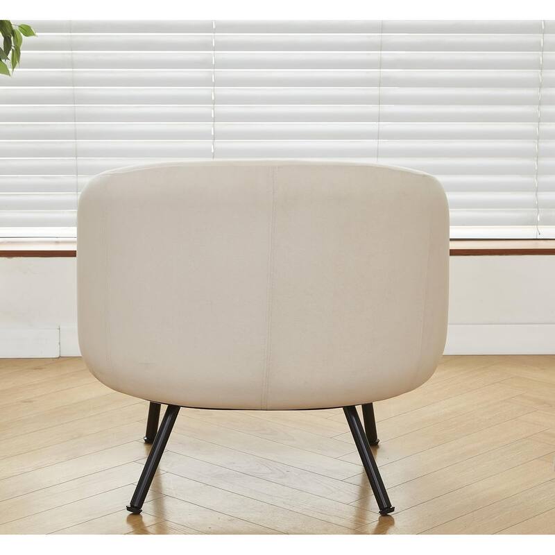 US Pride Furniture Luxury and Elegance Modern Channel Chair with Velvet Fabric Material Dense Foam and Heavy Webbing