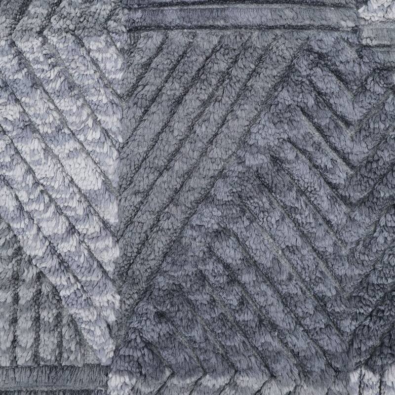 Overton Handmade Modern Contemporary Geometric Area Rug