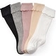 preview thumbnail 1 of 4, CozyWay Toddler Knee High, Neutral Pastels, 5 pair