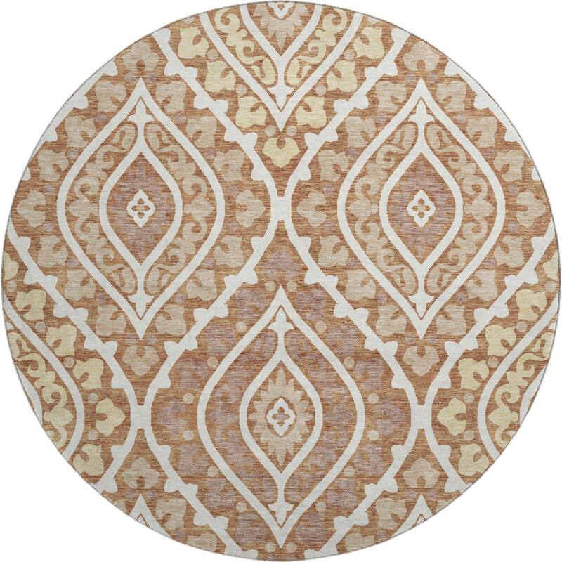 Premium Washable Super Soft Diamond Medallions Mayfield Rug