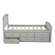 preview thumbnail 24 of 70, Twin Size Platform Storage Bed Solid Wood Bed with 6 Drawers,Paint Surface,Environmentally Friendly Materials