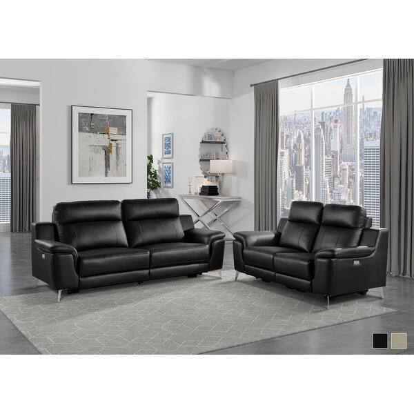 slide 1 of 6, Canaan 2-Piece Power Reclining Living Room Set