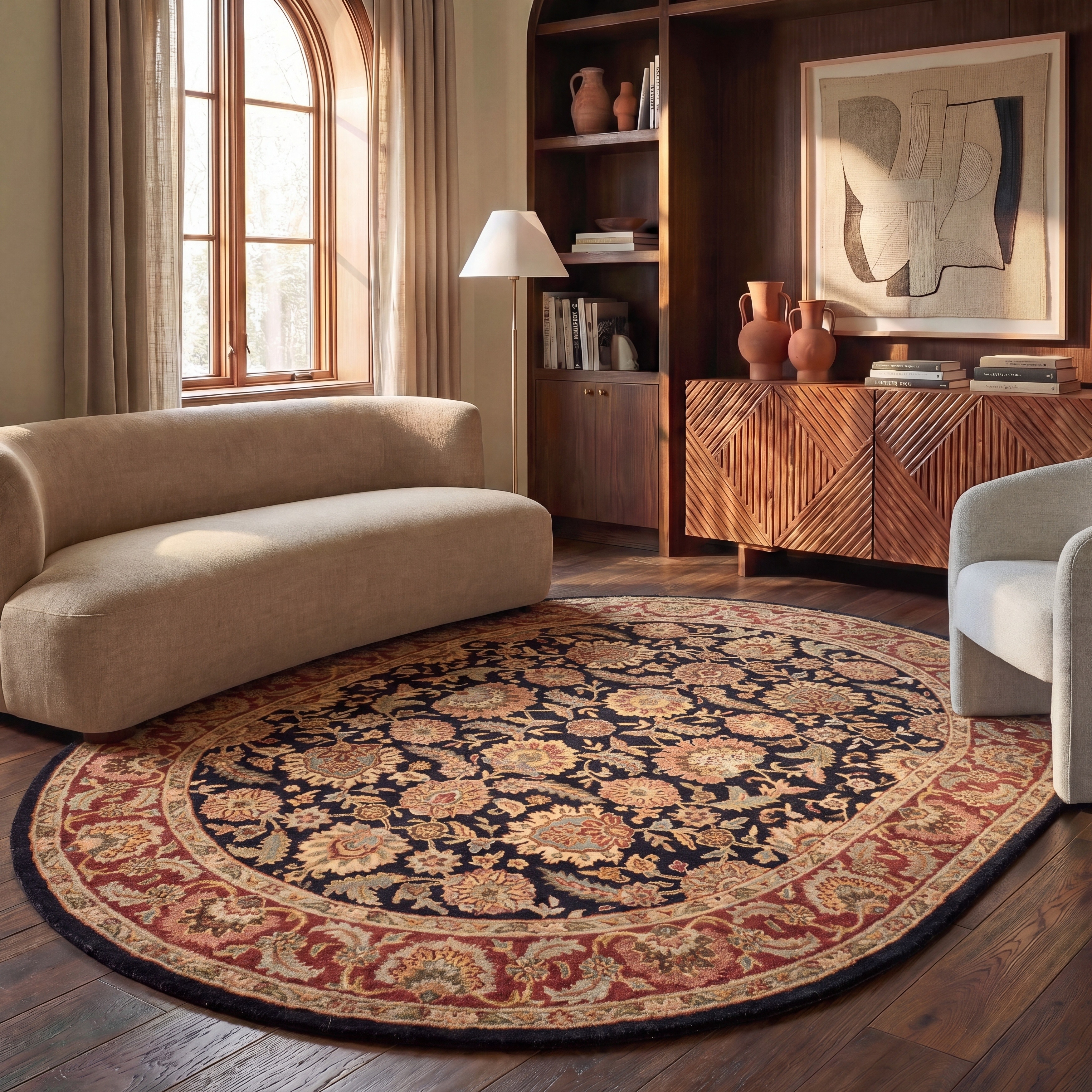 SAFAVIEH Handmade Classic Juliya Traditional Oriental Wool Rug