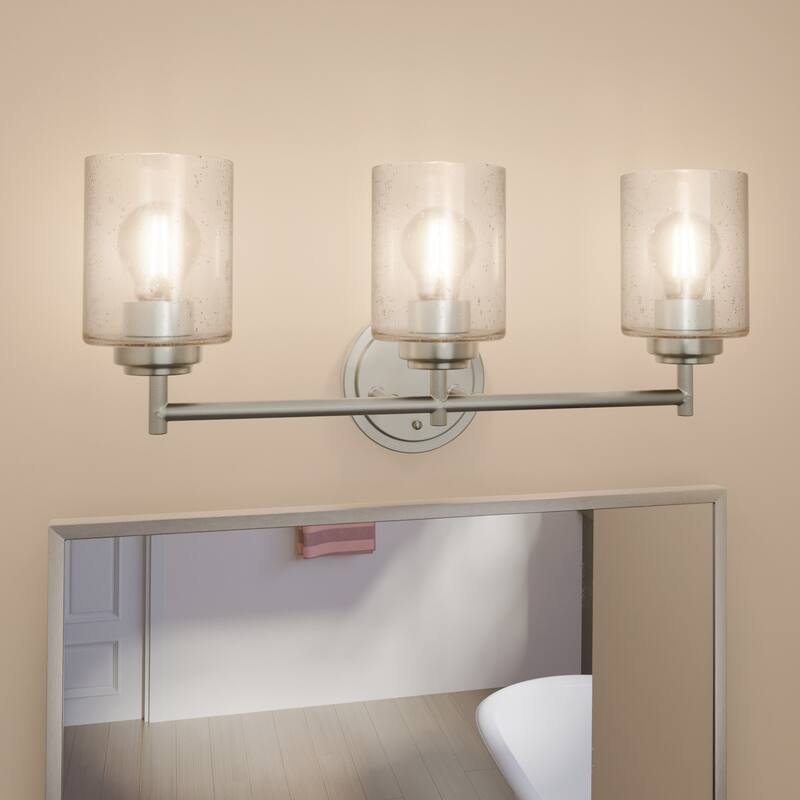 Kichler Lighting Winslow 3-light Brushed Nickel Bath Vanity Light