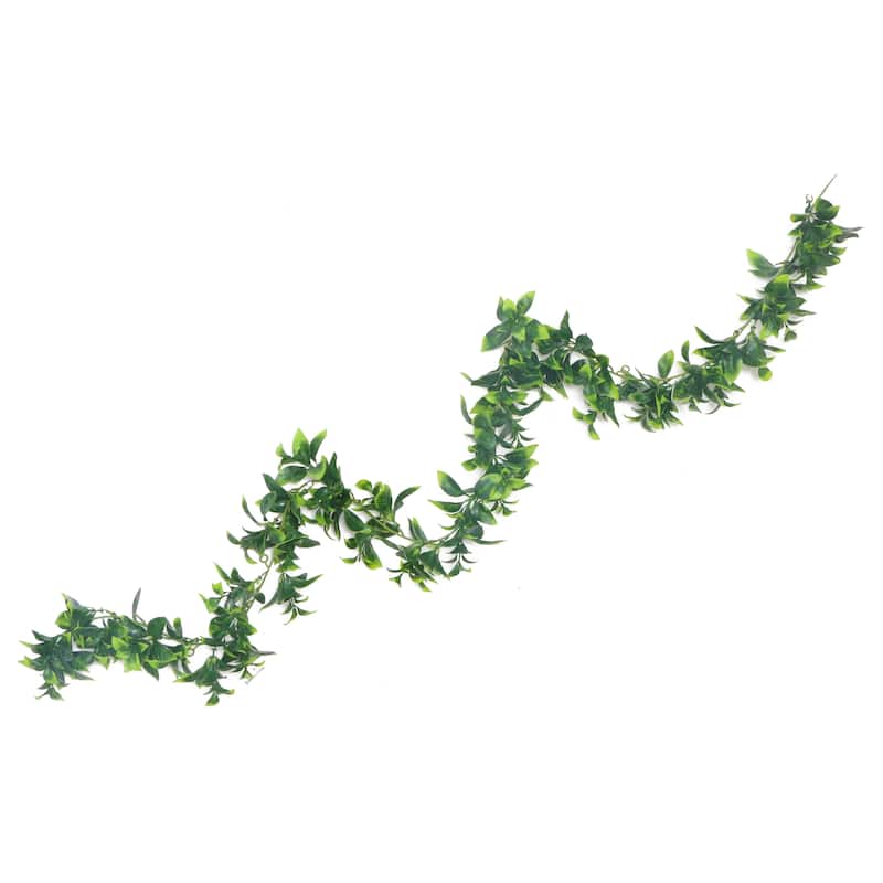 5ft Faux Vine Garland- A - Green - Small