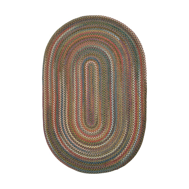 Rhody Rug Charisma Indoor/ Outdoor Braided Area Rug - 10 ft x 13 ft - Bronze