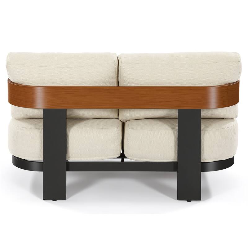 50.39'' Wide Outdoor Patio Sofa With Cushions