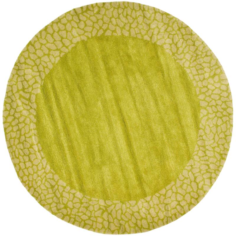 SAFAVIEH Handmade Soho Giselle Border N.Z. Wool Rug