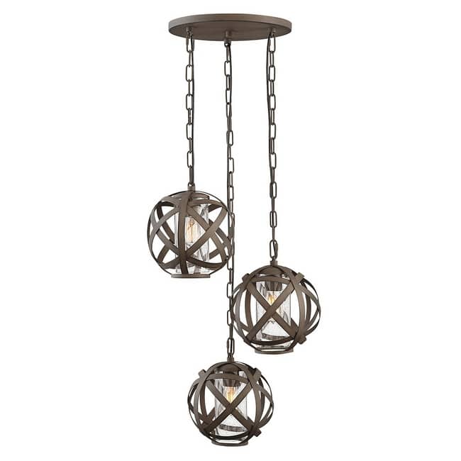 Hinkley Lighting Carson 3 Light 21" Wide Outdoor Open Air Multi Light