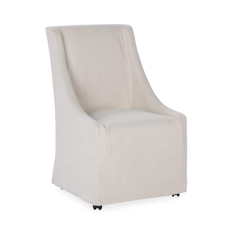 Classic Home Warwick Upholstered Rolling Dining Chair