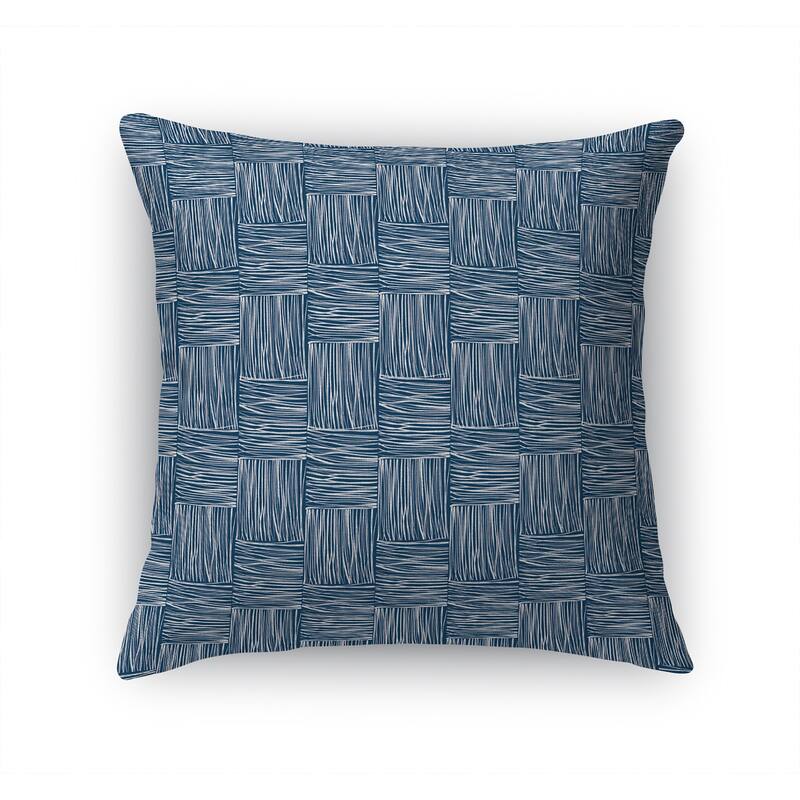 WOVEN NAVY Accent Pillow by Kavka Designs Bed Bath & Beyond 38088877