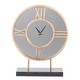 preview thumbnail 1 of 0, A&B Home Silver Orchid Neufeld Table Clock