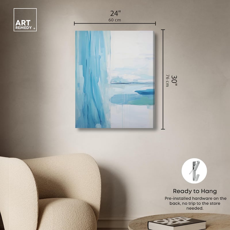 Transcendent Tides I Canvas by Art Remedy, Gallery Wrapped