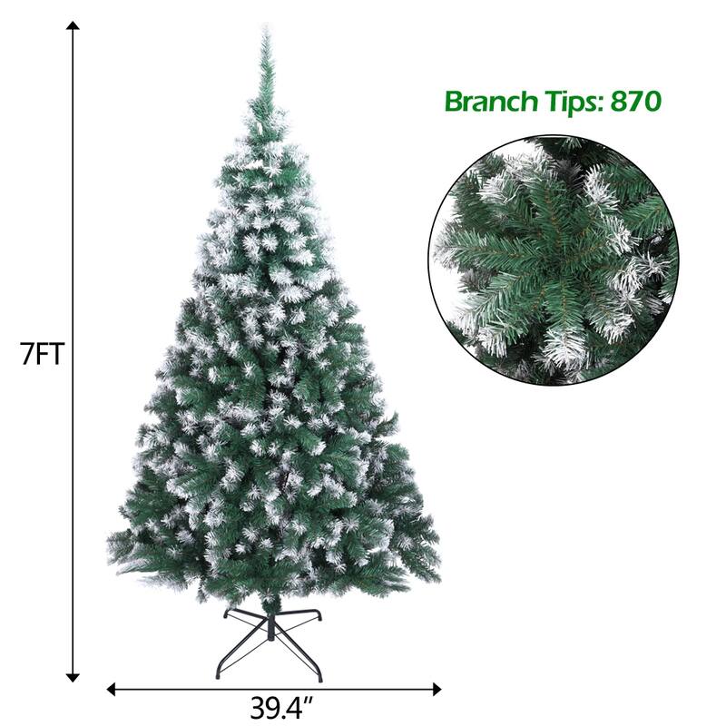Sturdy And Realistic 7FT Spray Christmas Tree 870 Branches - N/A