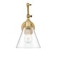 preview thumbnail 7 of 8, Z-Lite 348S Gayson 8" Tall Wall Sconce with Clear Glass Shade