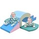 preview thumbnail 26 of 49, Soft Foam Game Machine for Children, with Sliding Stairs & Ramps for Single Channel Foam Climber for Children's Safety Soft Area