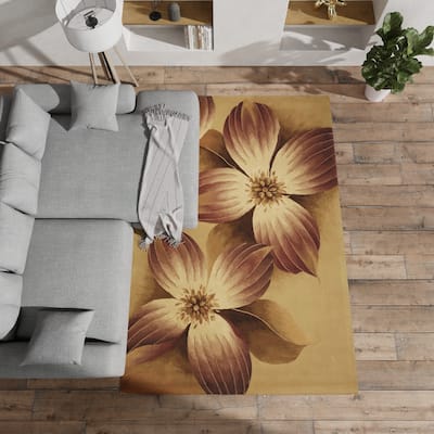 SAFAVIEH Handmade Mandarin Najada French Country Floral Wool Rug