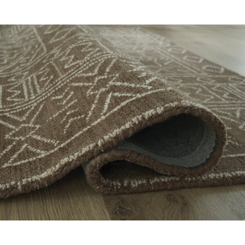 Signature Design by Ashley Merrittman Brown/Ivory Area Rug