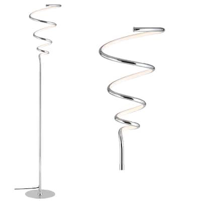 Sketch Modern Dimmable Metal Integrated LED Floor Lamp, by JONATHAN Y