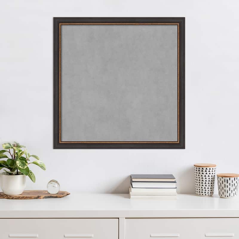 Amanti Art Ashton Black Framed Magnetic Board
