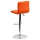 preview thumbnail 108 of 111, Modern Vinyl Stitch Back Adjustable Height Barstool - 16"W x 19"D x 35" - 44"H