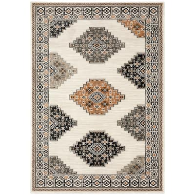 Douai Ivory Various Colors Southwest Lodge Casual Area Rug